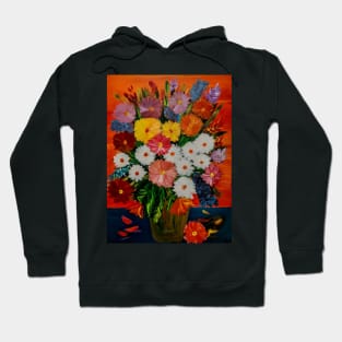 bold and fun flowers Hoodie